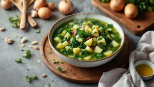 Caldo‑verde : la soupe portugaise qui réchauffe l’hiver avec pommes de terre, chou frisé et huile d’olive