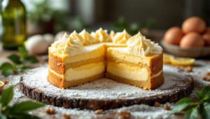 Torta nua italienne : la recette de ce gâteau texture nuage avec de la crème pâtissière - un délice !
