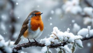 Faites venir les rouges-gorges dans votre jardin ou sur votre balcon avec cet aliment qu’ils adorent manger l’hiver