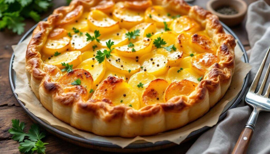 C’est la recette de tourte aux pommes de terre la plus fondante que vous ayez pu goûter