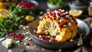 « J’ai converti ma famille anti-légumes avec cette recette » : chou-fleur rôti grenade-chèvre