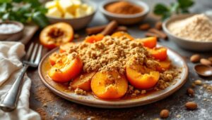 « Ce dessert chaud aux kakis me sauve les soirs de flemme » : un crumble familial, fondant et rapide !