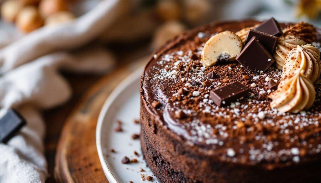 « Je ne me lasse jamais de ce moelleux chocolat-marron sans farine » : le dessert express ultra fondant pour l’automne