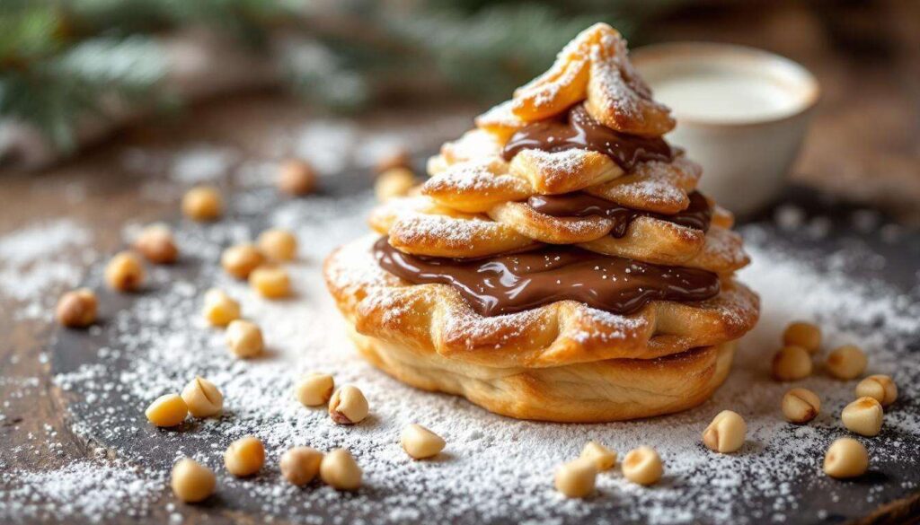 La recette secrète d'un sapin feuilleté au Nutella® inratable