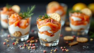 Ces petites verrines au saumon fumé vont cartonner à l’apéro de Noël