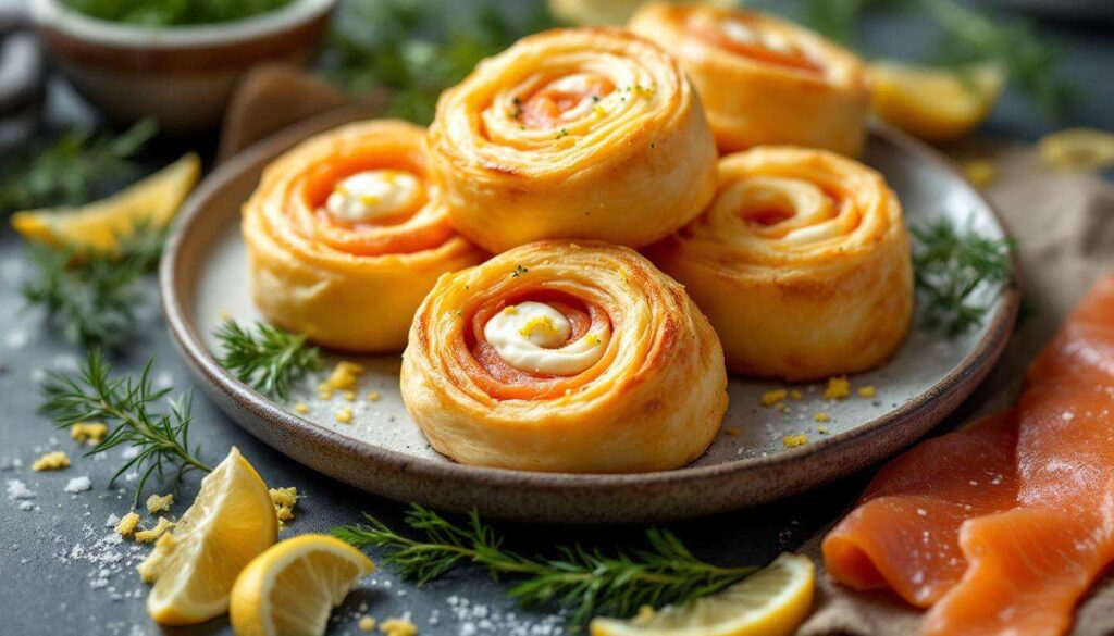 Ces roulés feuilletés au saumon fumé et ricotta sont la preuve qu’on peut faire chic sans se compliquer