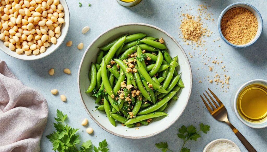 Ce pesto de coriandre donne à vos fèves un air de fête (sans y passer des heures)