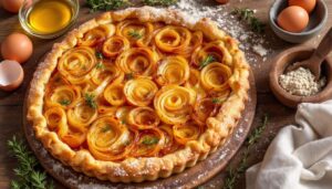 Cette tarte à l’oignon me fait craquer à chaque fois (ma recette ultra simple, fondante et savoureuse)