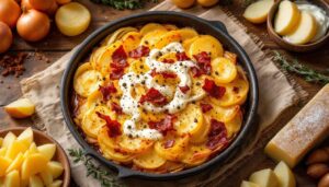 Vous aimez la tartiflette ? Attendez de goûter l’oignonflette, la recette gourmande qui cartonne