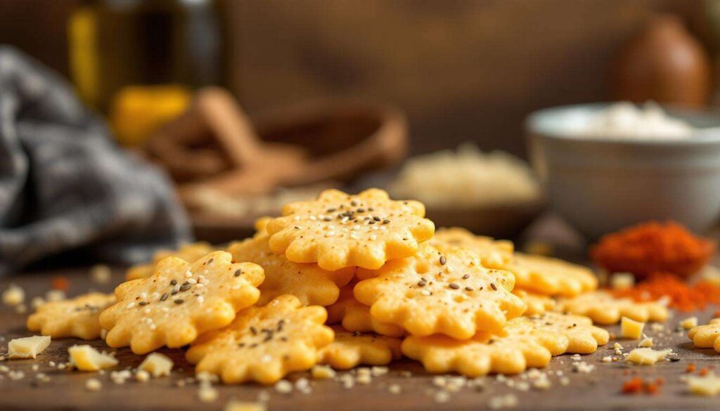 « Je les prépare en 10 minutes pour l’apéro » : mes crackers maison ultra croustillants au fromage et graines dorées, bien plus savoureux que les industriels
