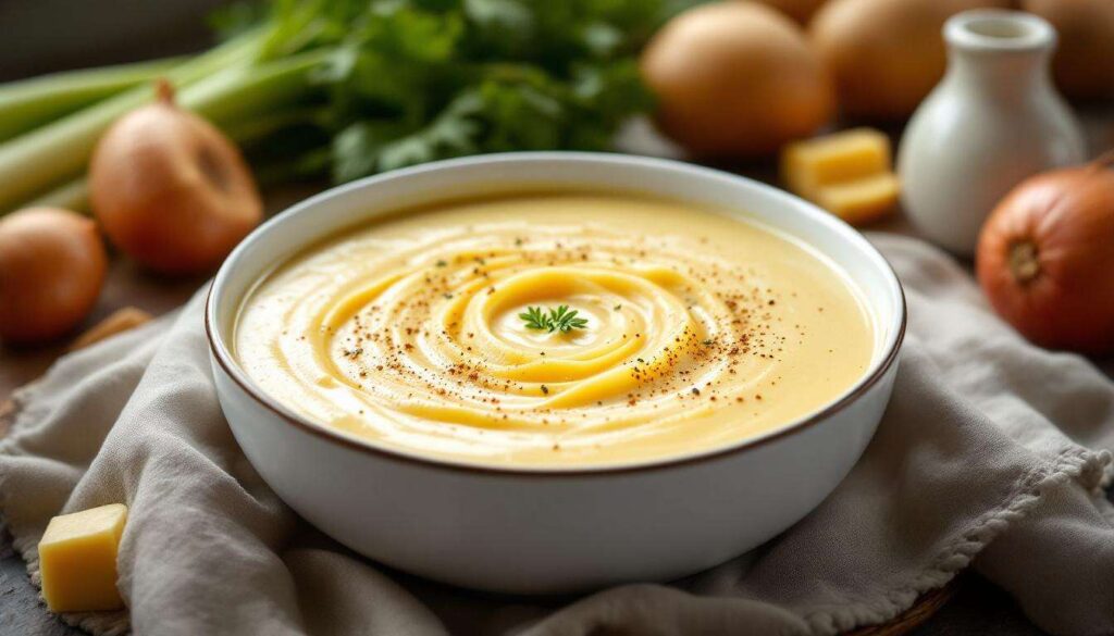 Le velouté céleri-rave-pomme de terre qu’il vous faut : une texture mousseuse, un goût de saison et zéro galère en cuisine