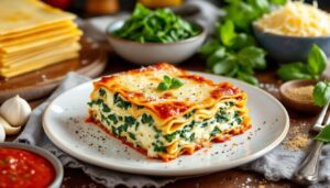 Ces lasagnes ricotta-épinards sont prêtes en 10 min et je n'ai même pas fait cuire les pâtes avant