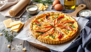 Cette quiche poireaux-saumon fumé prête en 10 minutes est devenue mon repas du soir préféré cet hiver