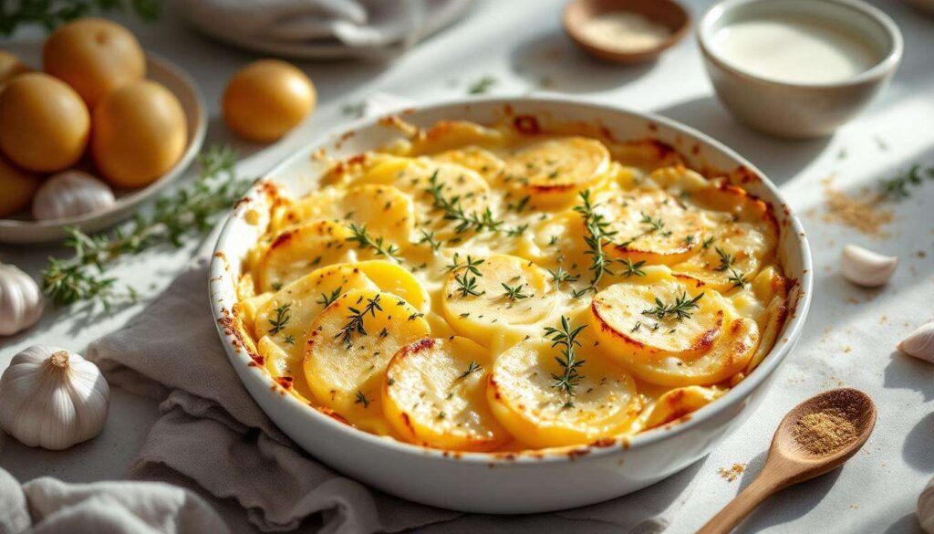 Gratin de pommes de terre au chèvre : la recette crémeuse qui fait fondre tout le monde