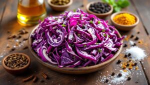 Chou rouge croquant : la marinade rapide qui remplace la cuisson longue