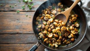 Poêlée de champignons parfaite : le geste italien qui change tout en 2 minutes