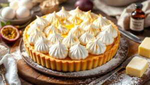 Tarte meringuée aux fruits de la passion : croustillante, acidulée et facile à réussir