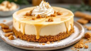 Cheesecakes sans cuisson spéculoos-vanille : faciles, fondants et sans four