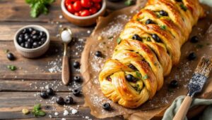 Cette recette facile de tresse feuilletée végétarienne deviendra votre dîner improvisé préféré