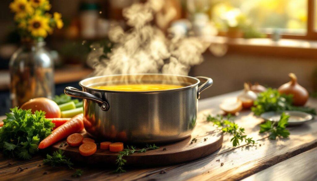 Comment réussir un bouillon de poulet doré parfait : 5 secrets pour une saveur riche