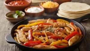 Recette de fajitas au poulet facile et savoureuse