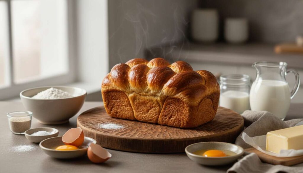 Recette de brioche tressée maison