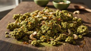 Granola au matcha : recette santé et gourmande