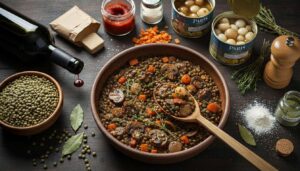 Lentilles façon bourguignon : une recette savoureuse