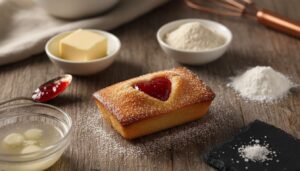 Financier cœur fraise : recette gourmande à découvrir