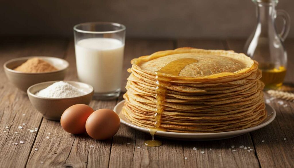 Crêpes à la farine de châtaigne faciles et savoureuses