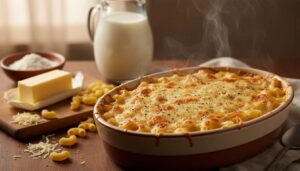 Gratin de coquillettes au fromage : recette savoureuse