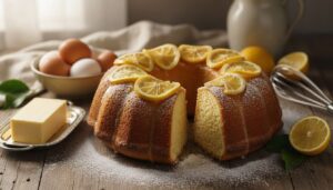 Cake au citron irrésistible : recette facile et savoureuse