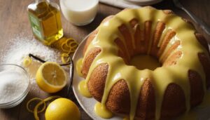 Bundt cake citron et huile d'olive : recette gourmande