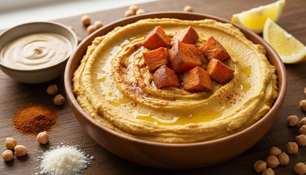 Houmous à la patate douce : recette gourmande