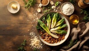 Crumble de endives et oignons caramélisés : recette gourmande