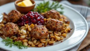 Boulettes de chevreuil à la suédoise : recette authentique
