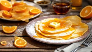 Crêpes à l'orange : recette gourmande et facile